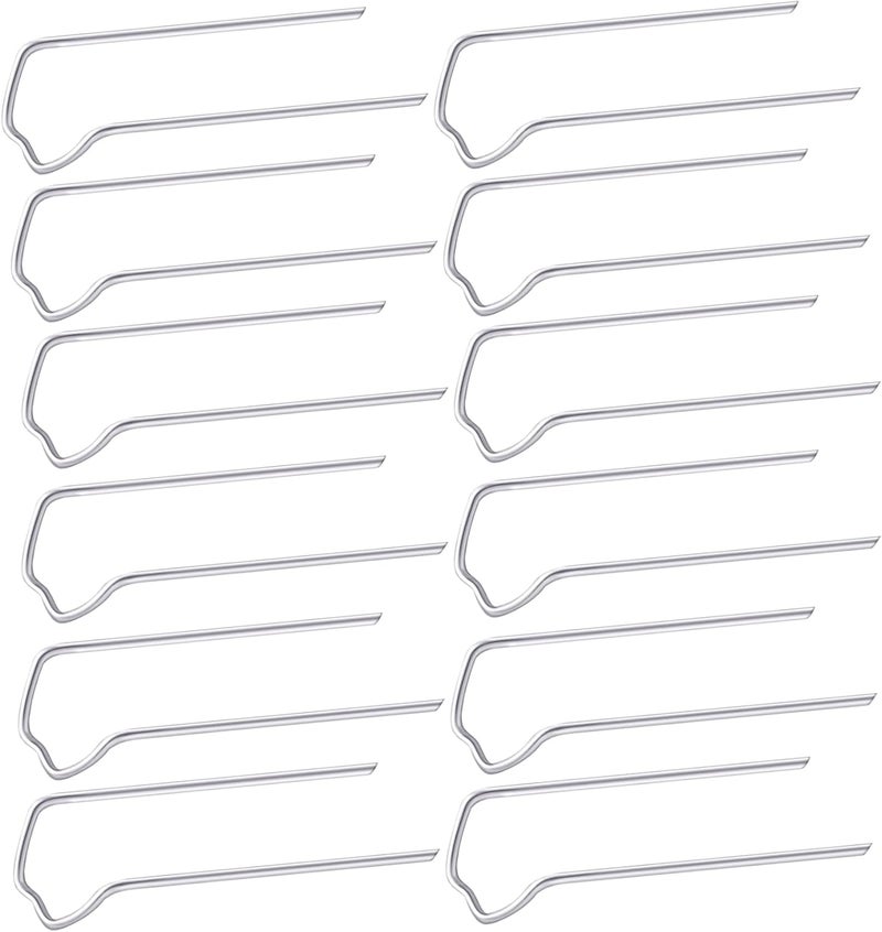 Sunenlyst Floral Pins,1.7 Inch U-Shape Plant Pin, 80Pcs U-Pins for Indoor Plants Straw Wreaths, Greening Fern Craft Sewing Pin for Floral Picks Foam, DIY Sewing Project, Holiday Flower Arrangements - Image 1